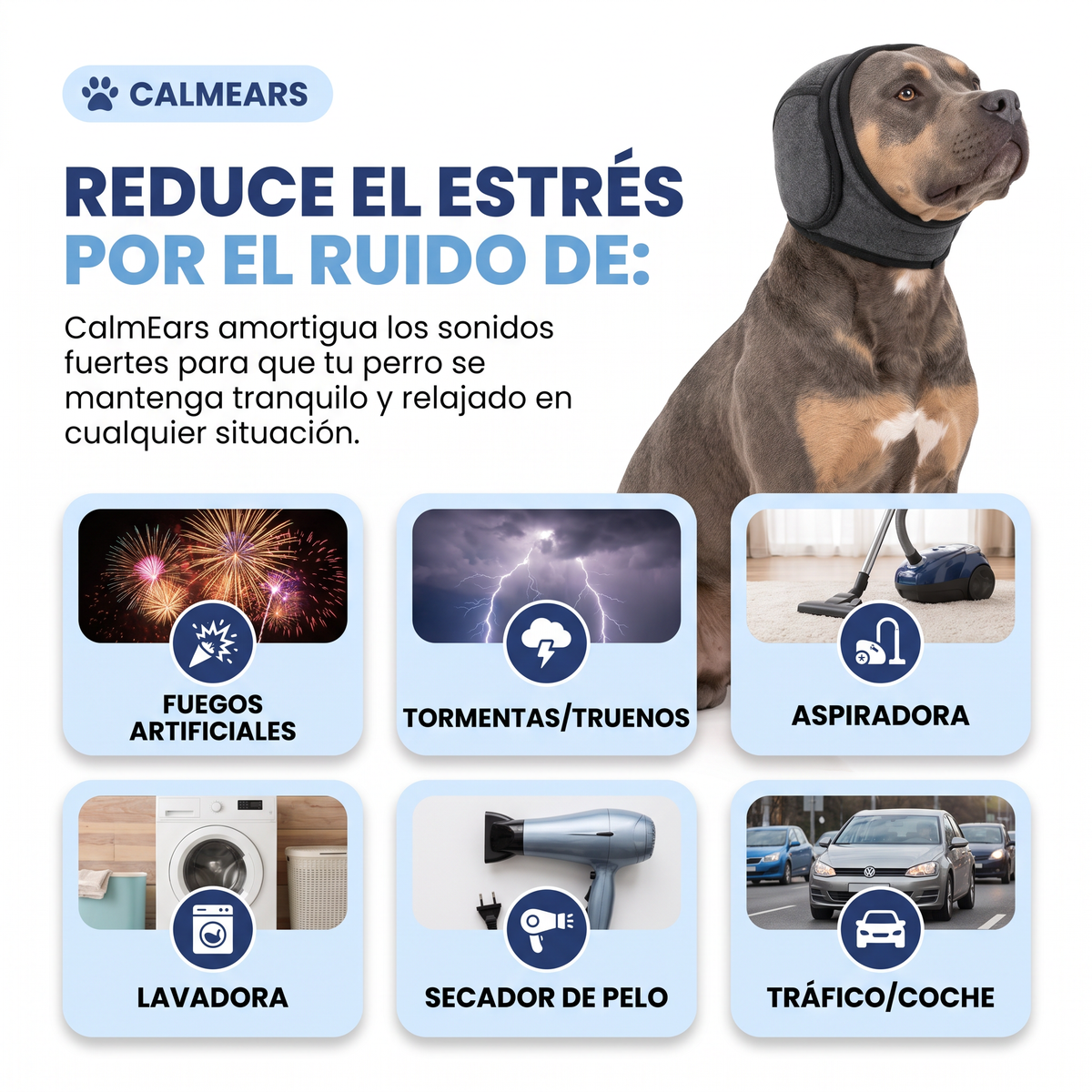 Orejeras Calmantes para Perros